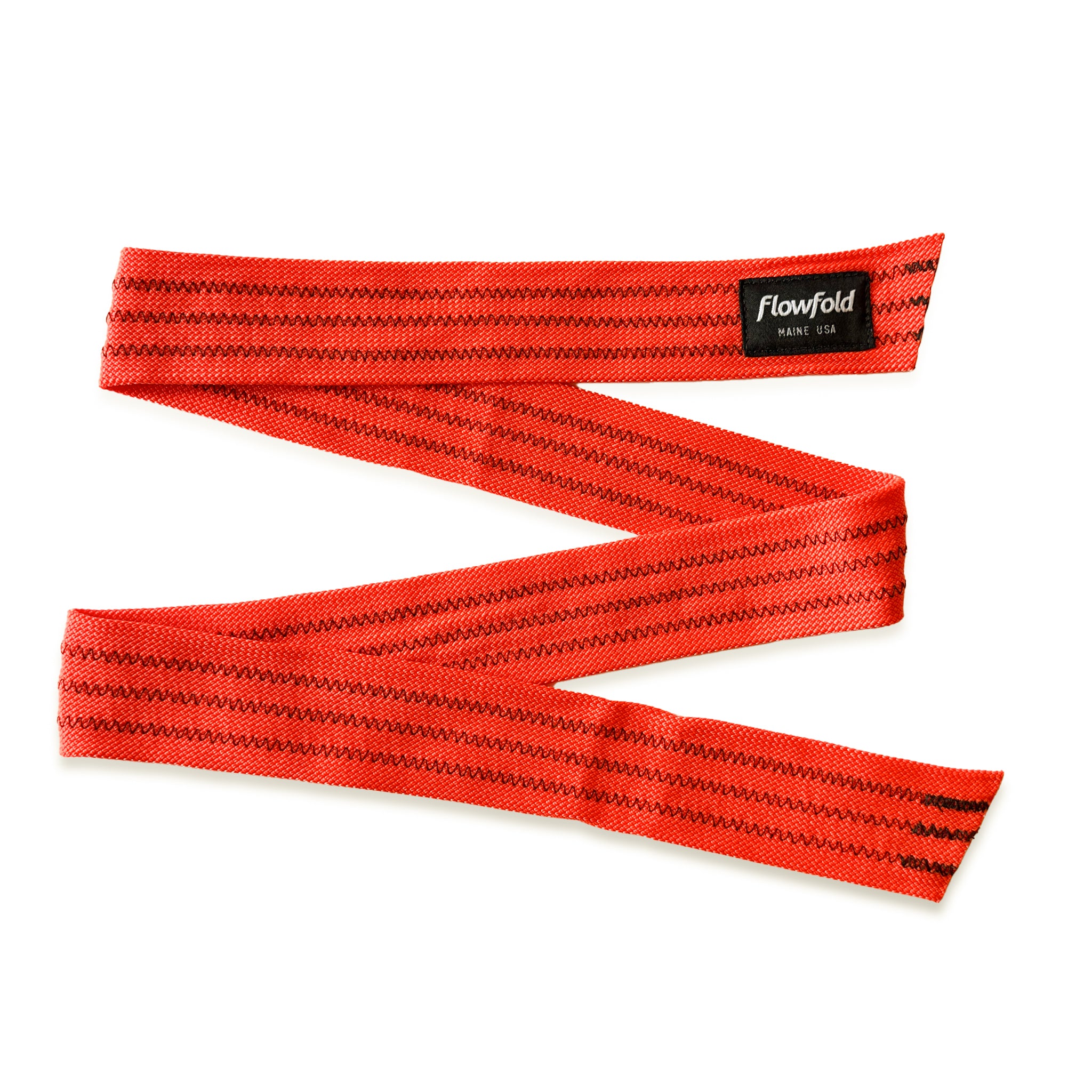 Neon orange recycled rope strap
